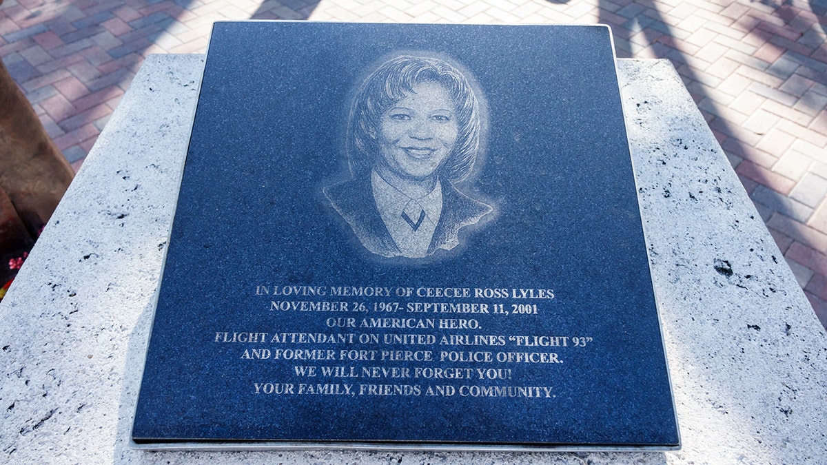 A memorial for a flight attendant called Ceecee Lyles