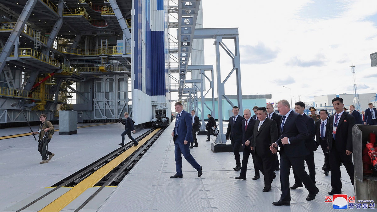 Putin, Kim at Vostochny cosmodrome