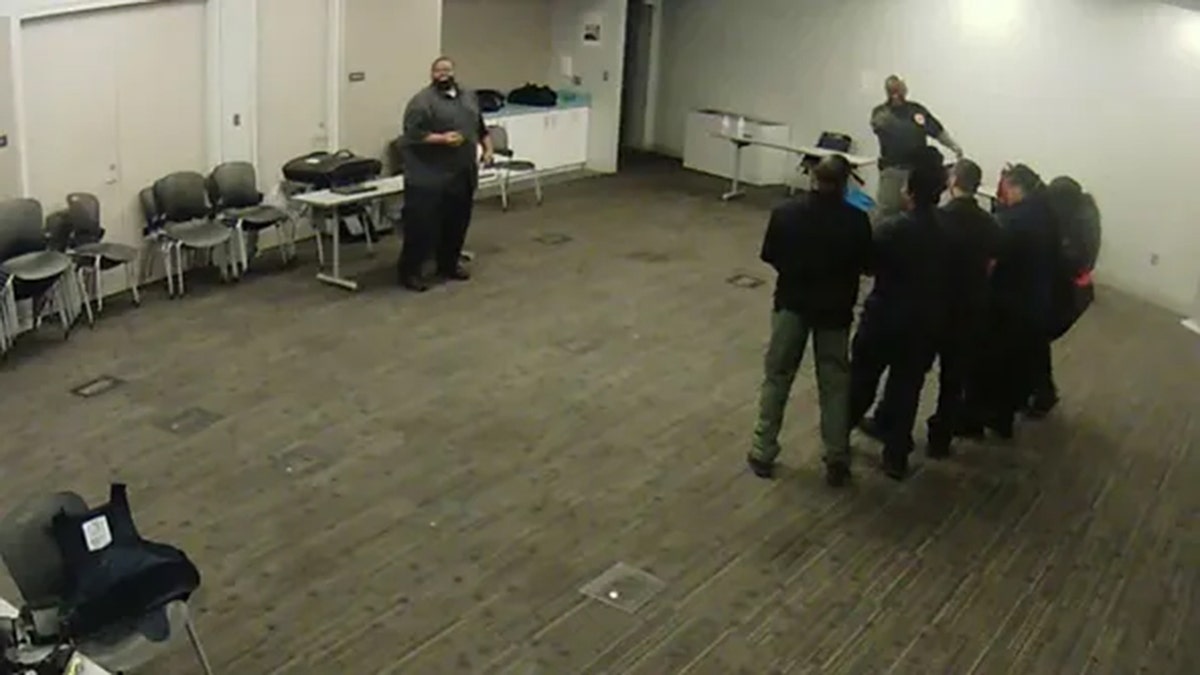 Video freeze frame shows moment a retired-D.C. Lieutenant shot and killed 25-year-old Maurica Manyan during a police training at Anacostia Library last year