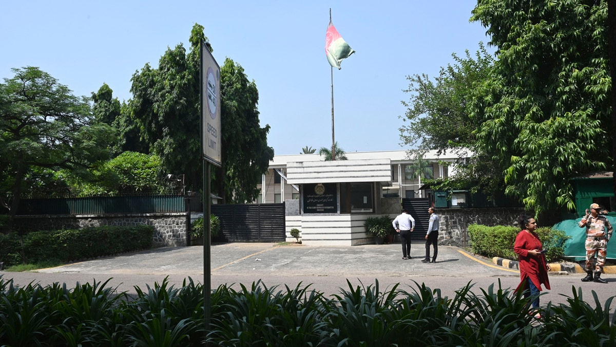 Afghan Embassy in New Delhi, India