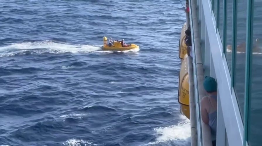Woman rescued after falling off a Royal Caribbean cruise ship
