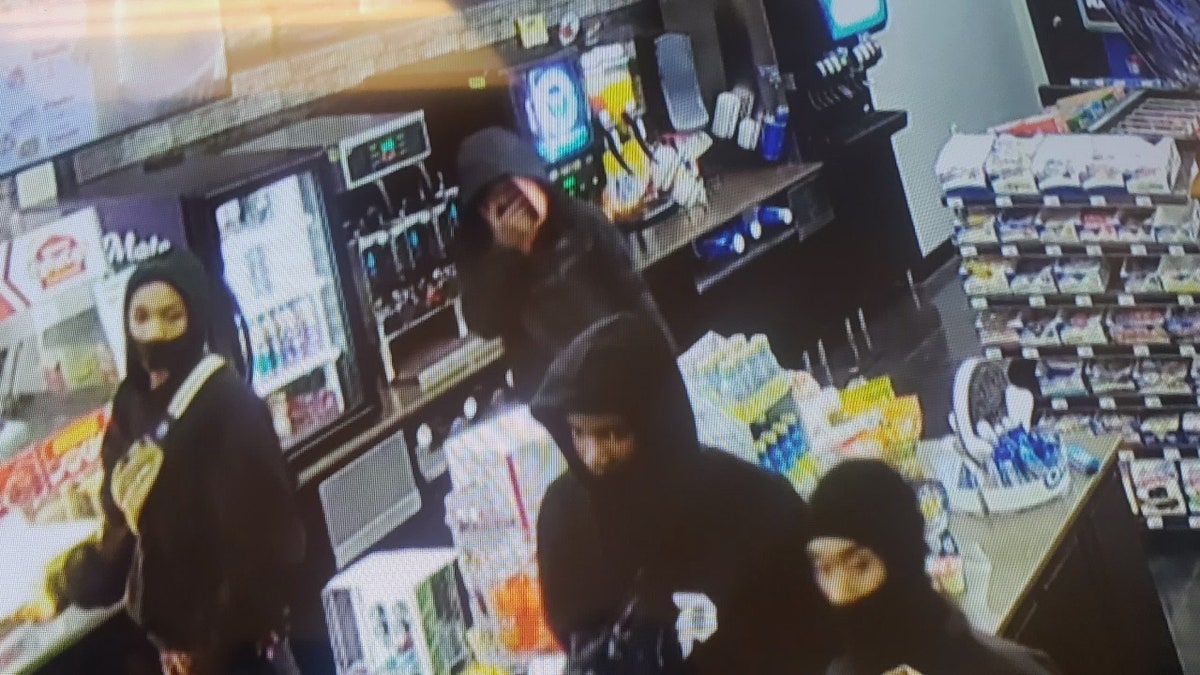 Four of the six suspects in gas station assault, robbery