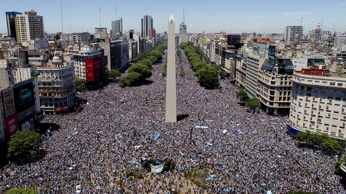 Buenos Aires during World Cup celebration