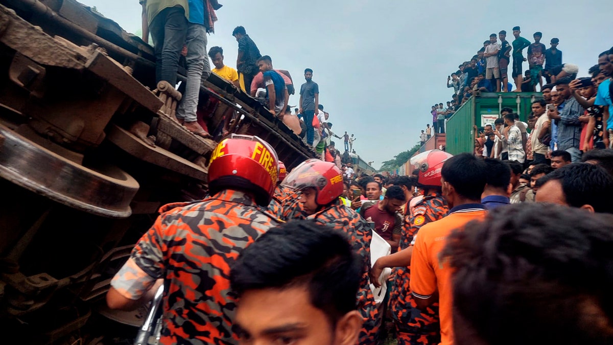 Bangladesh train wreck