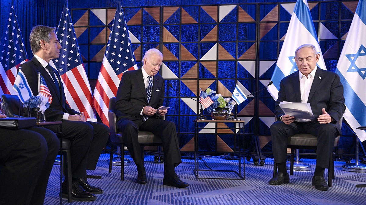 Blinken, Biden, Netanyahu