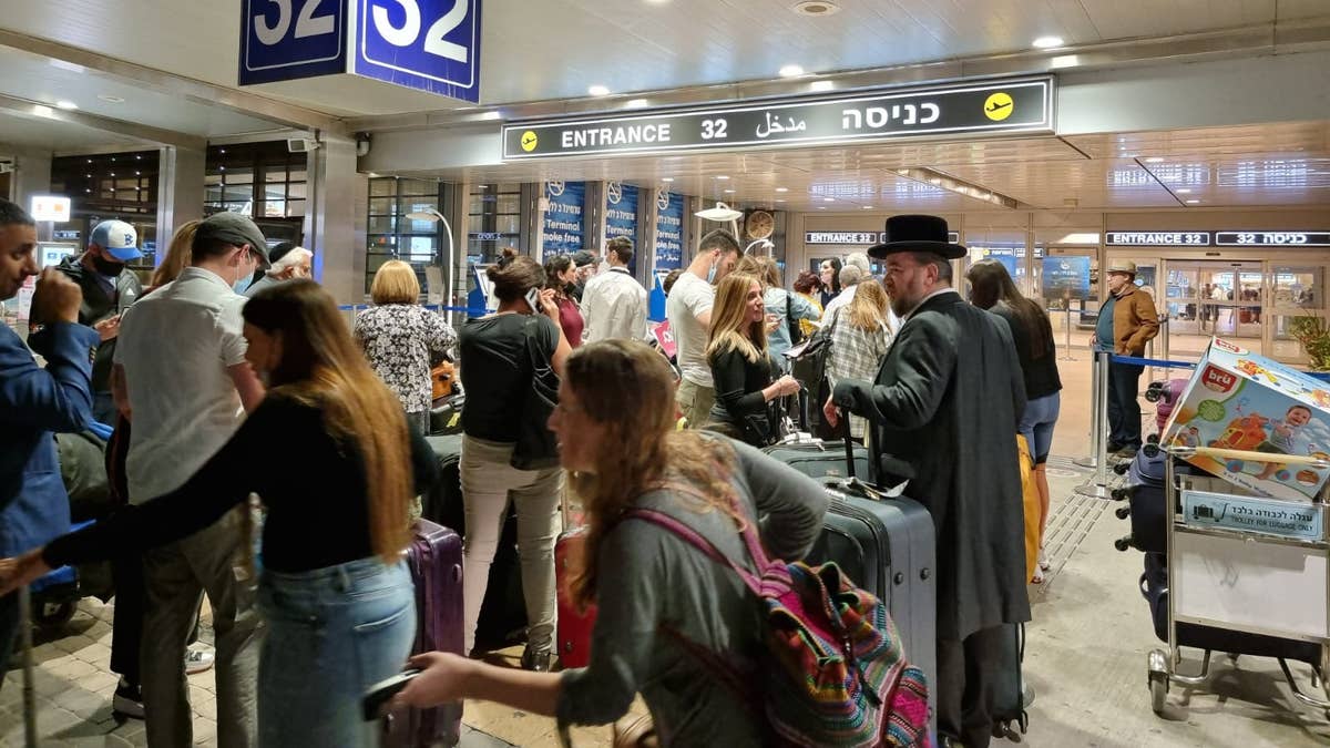 israel airport baby abandoned