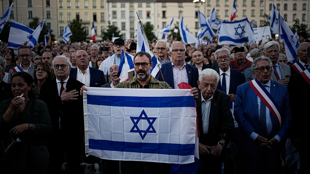 Pro-Israel demonstration in Lyon, France