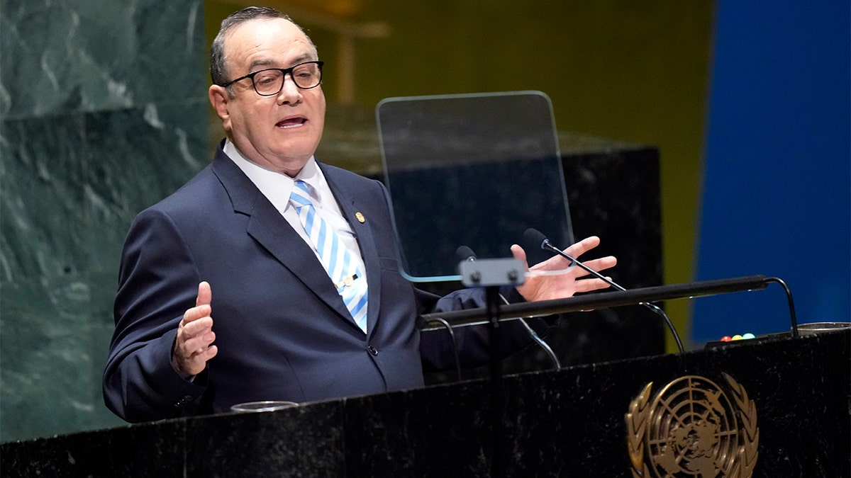 Guatemalan President Alejandro Giammattei Falla