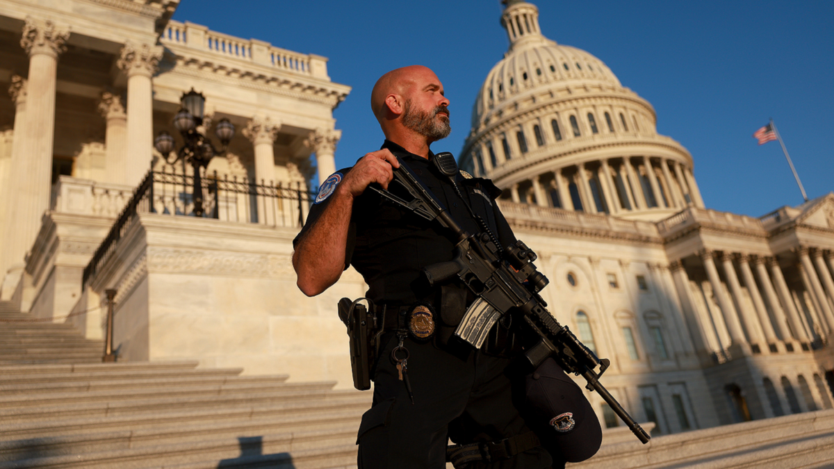 US Capitol Police presence in Washington, DC