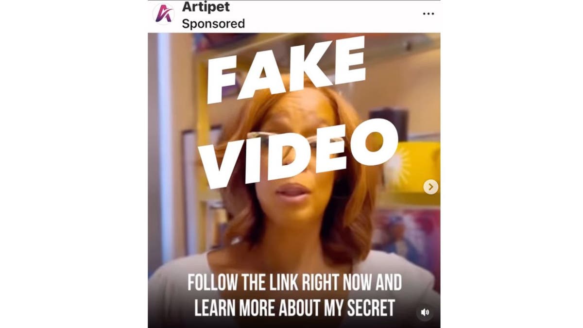 Fake video of Gayle King.