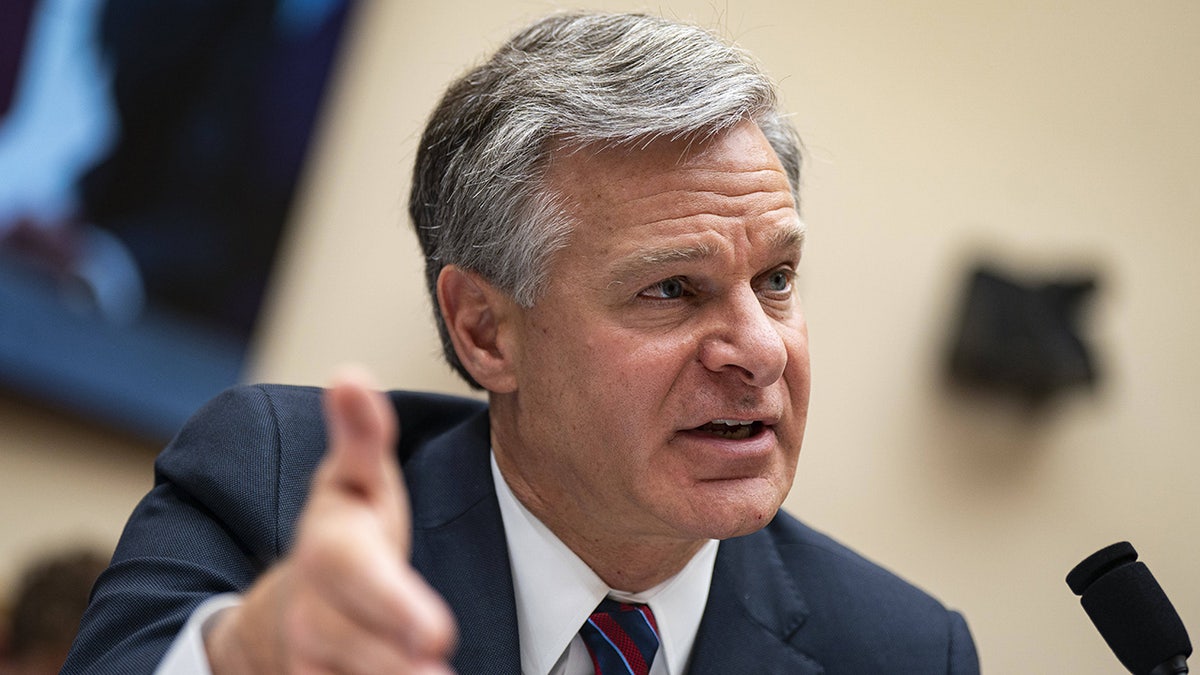 FBI Director Christopher Wray in congressional testimony