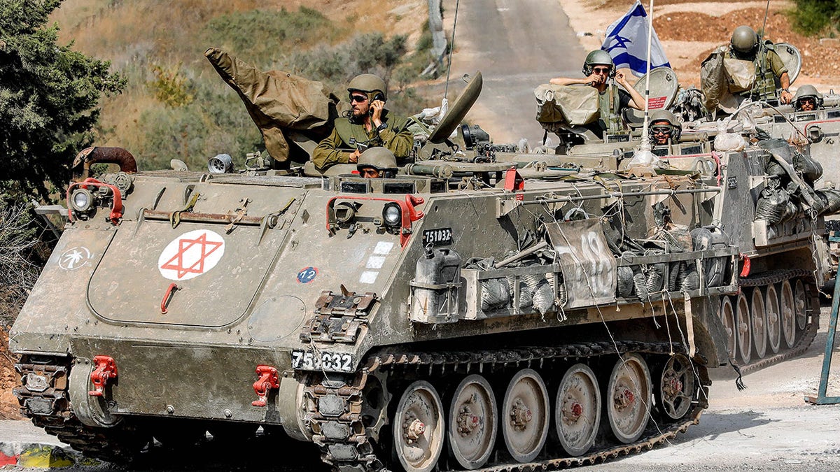 Israeli military near Lebanon