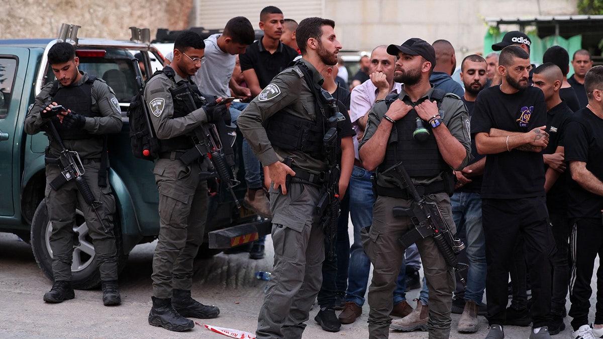Israeli security forces in uniform