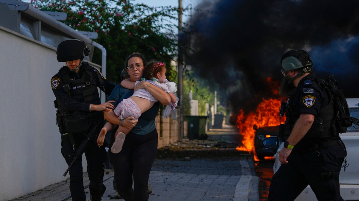 Israeli woman evacuated