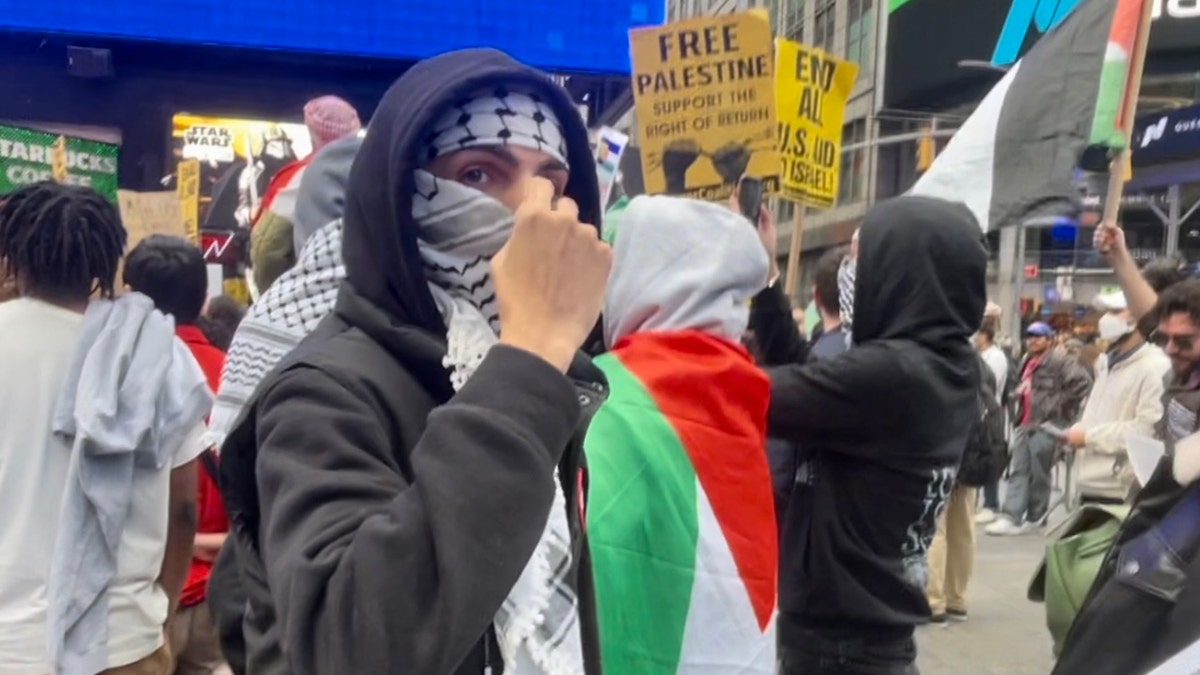 Times Square pro-Palestine protest