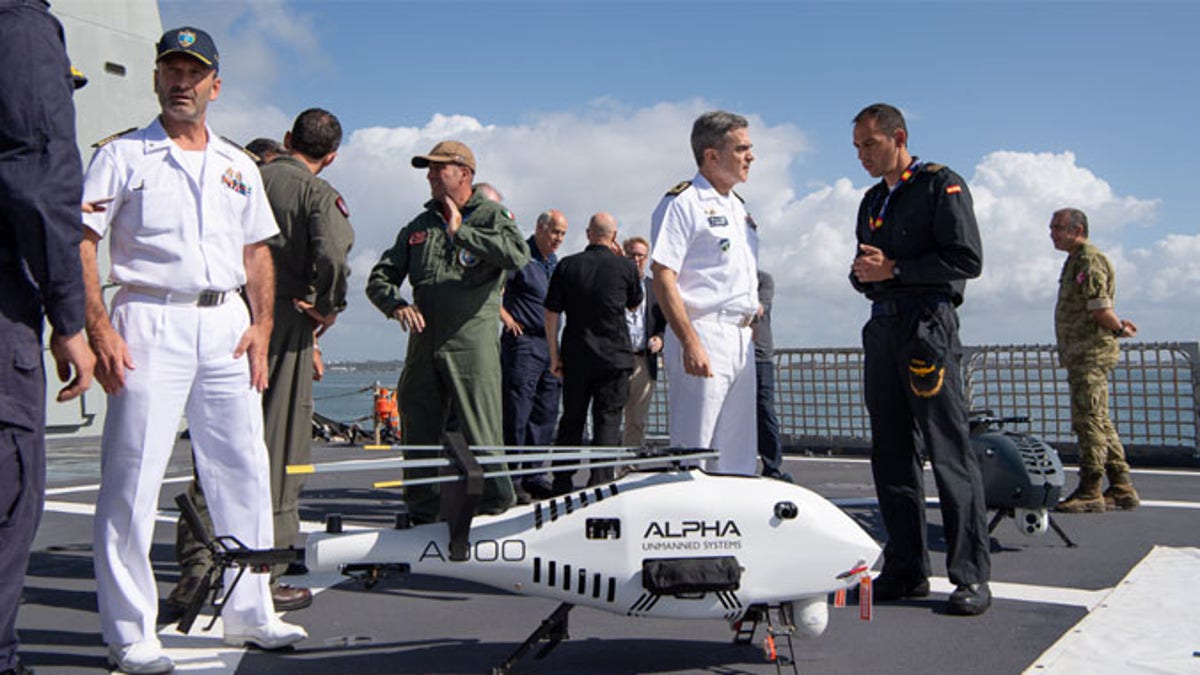 NATO sea drone aboard ship