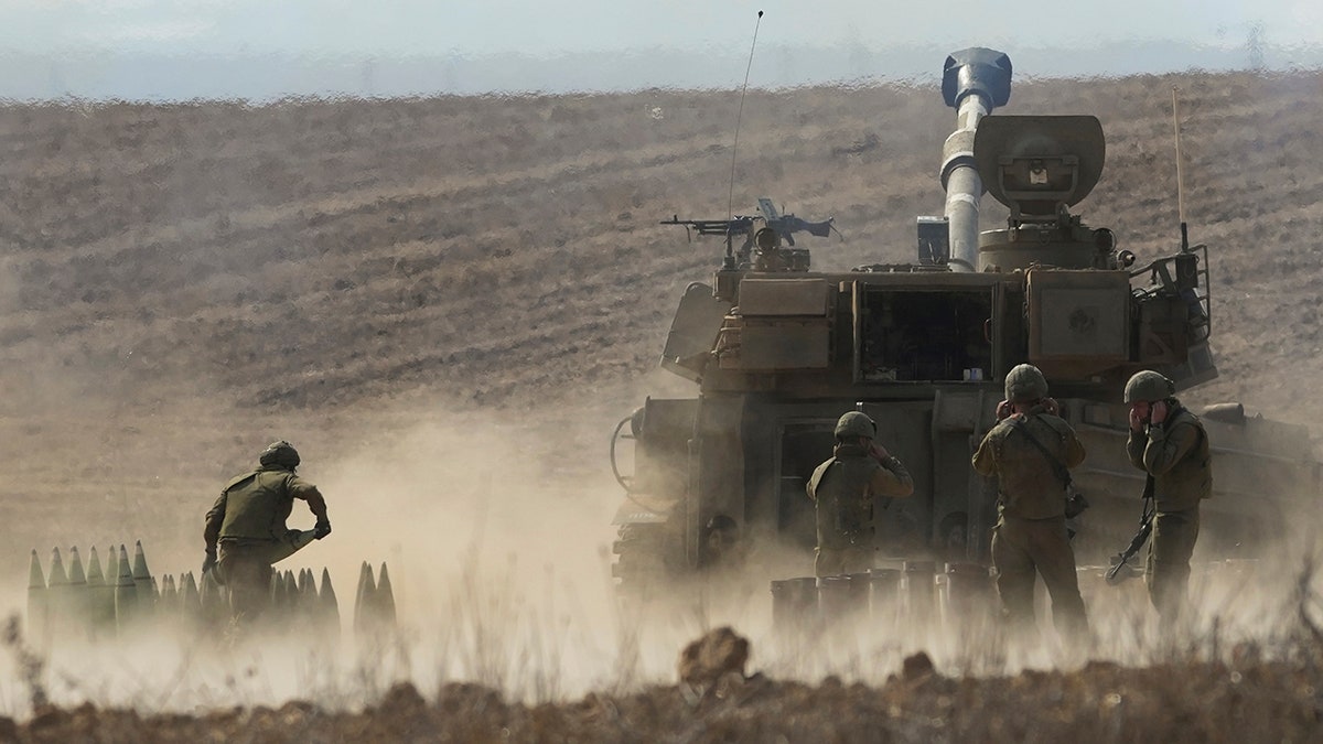Israel military near Gaza Strip