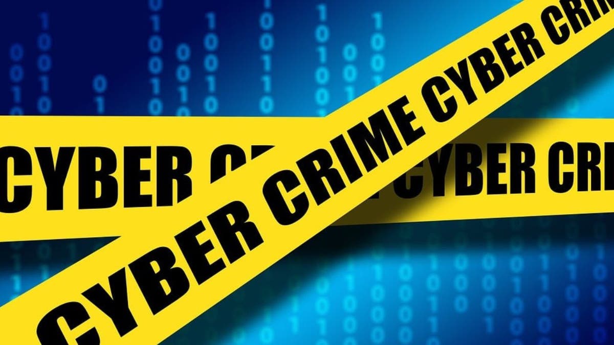 Graphic of caution tape that reads, "Cybercrime."
