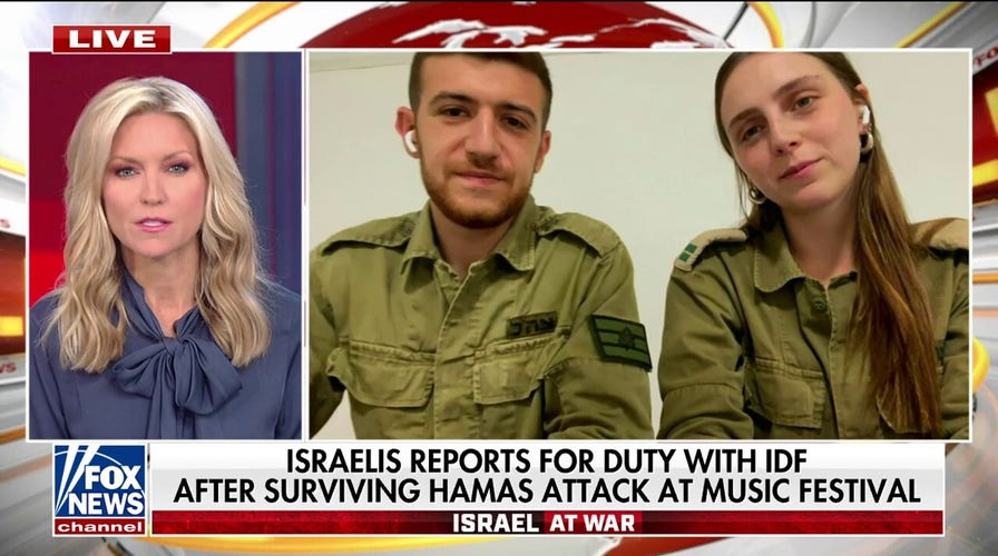 Israeli couple reports for duty after surviving Hamas' attack on music festival