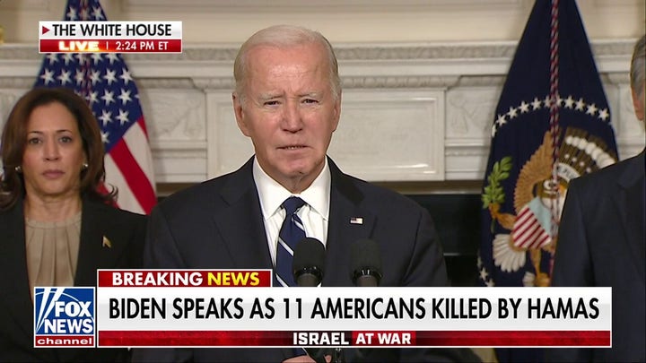 Biden condemns Hamas' attack on Israel: 'This was an act of sheer evil'