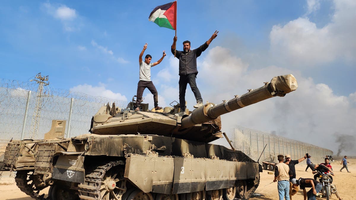 Hamas seize tank