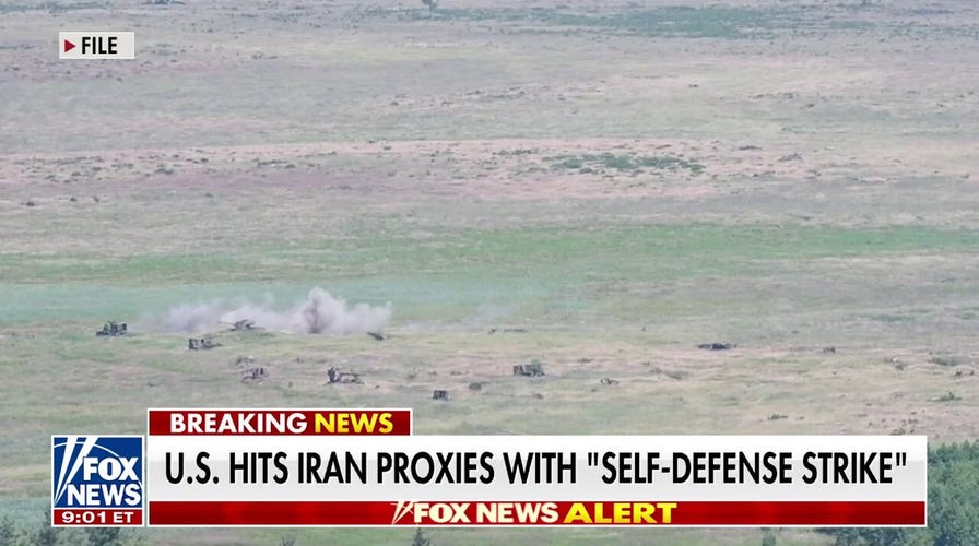  US hits Iranian proxies with ‘self-defense strike’