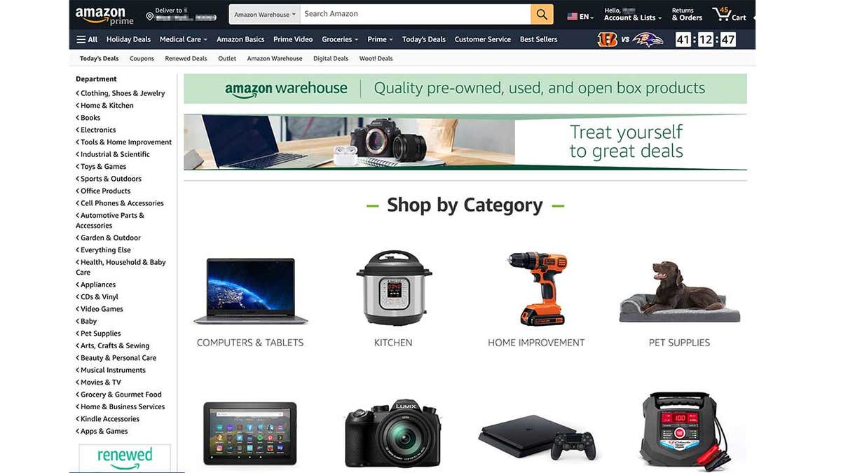 Amazon Warehouse Cyberguy