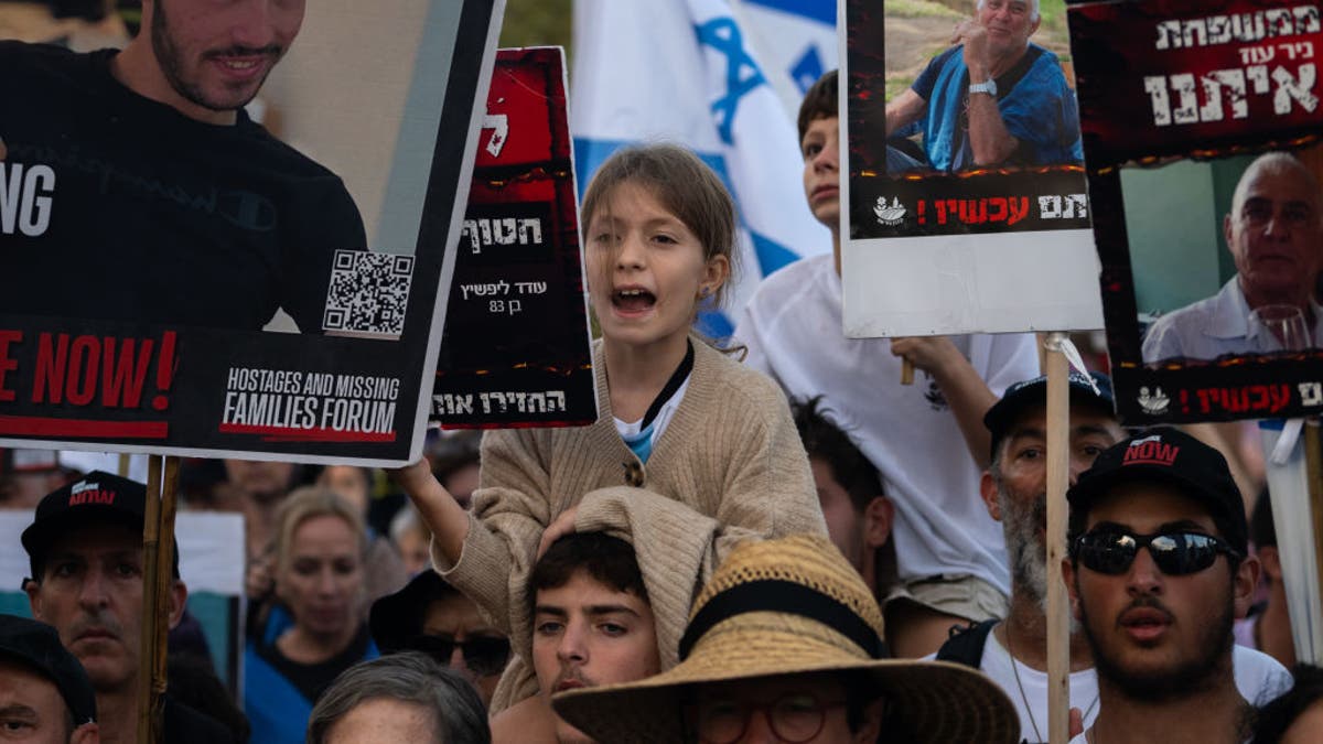 Israel Hamas Conflict protest hostages