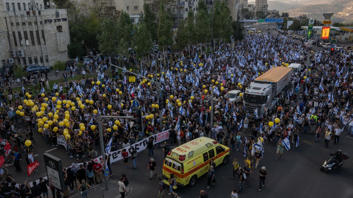 Jerusalem protest hostages Israel