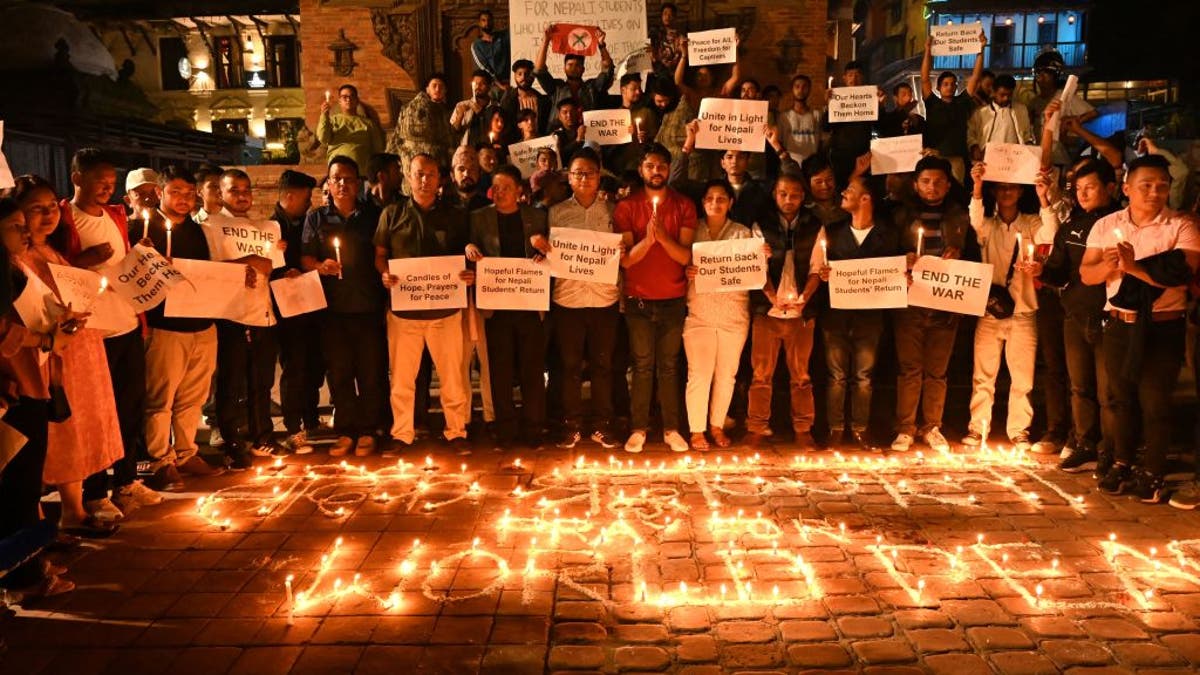 Vigil for Nepali students