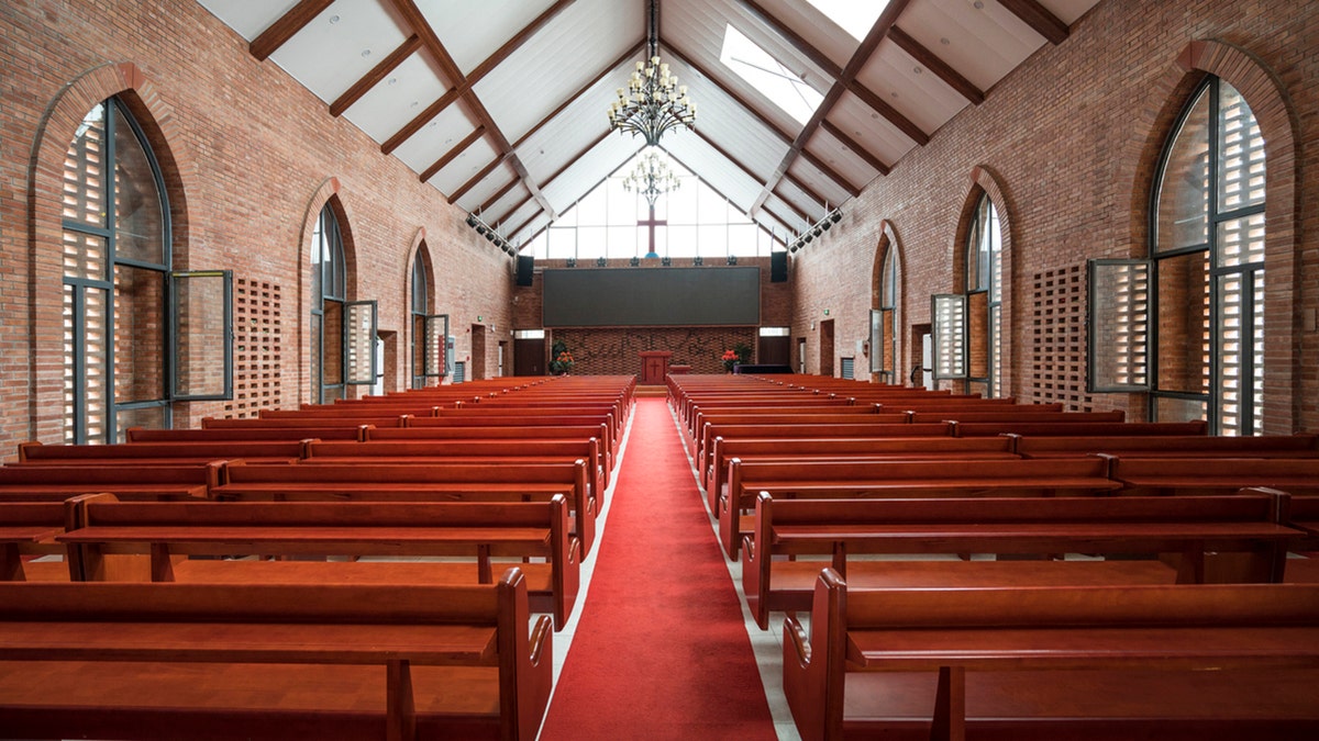inside a church