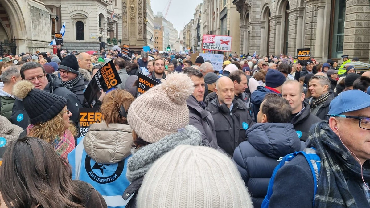 UK Protest against antisemitism