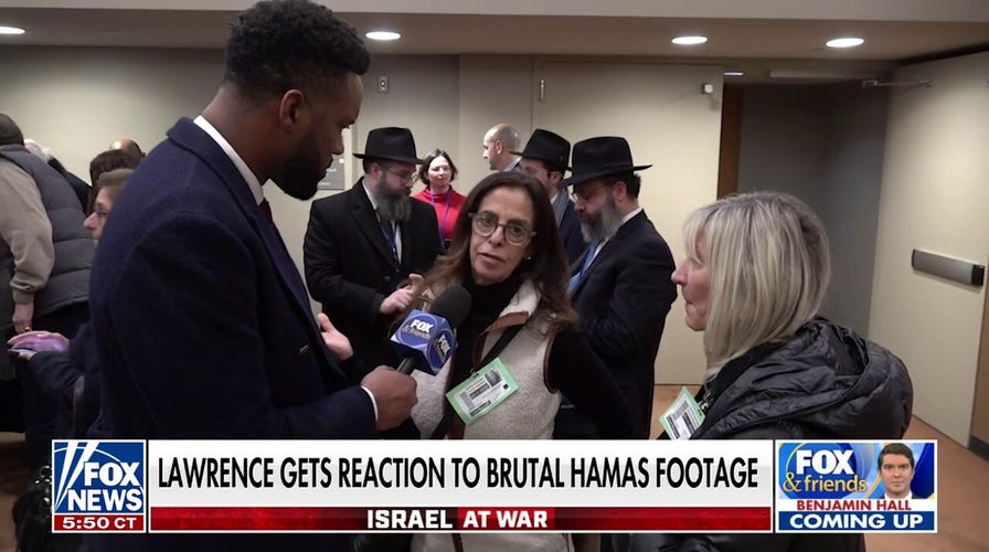 Lawrence Jones gets reaction to Hamas footage screening: 'Repeating of ISIS'