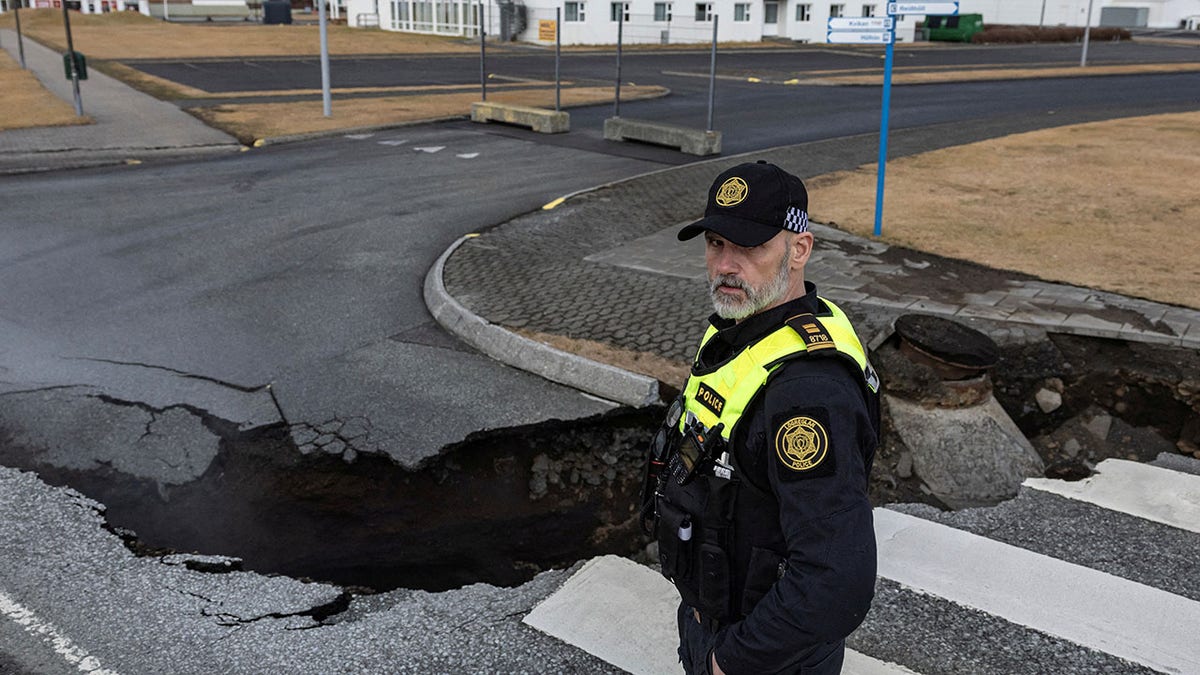 Police officer in Iceland town evacuated over volcanic activity fears