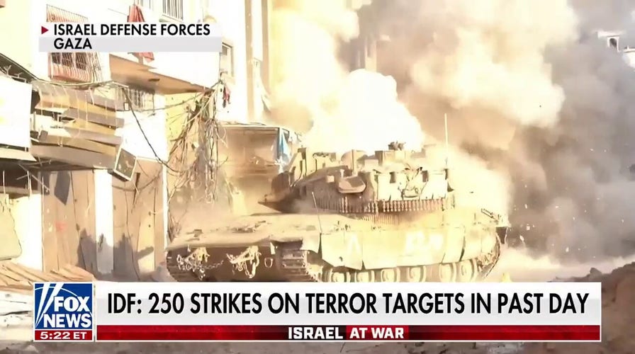 Israeli military issues 250 strikes on terror targets