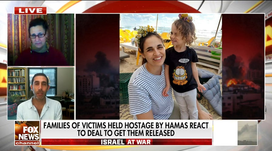 Desperate Israelis waiting to hear whether relatives will be released by Hamas