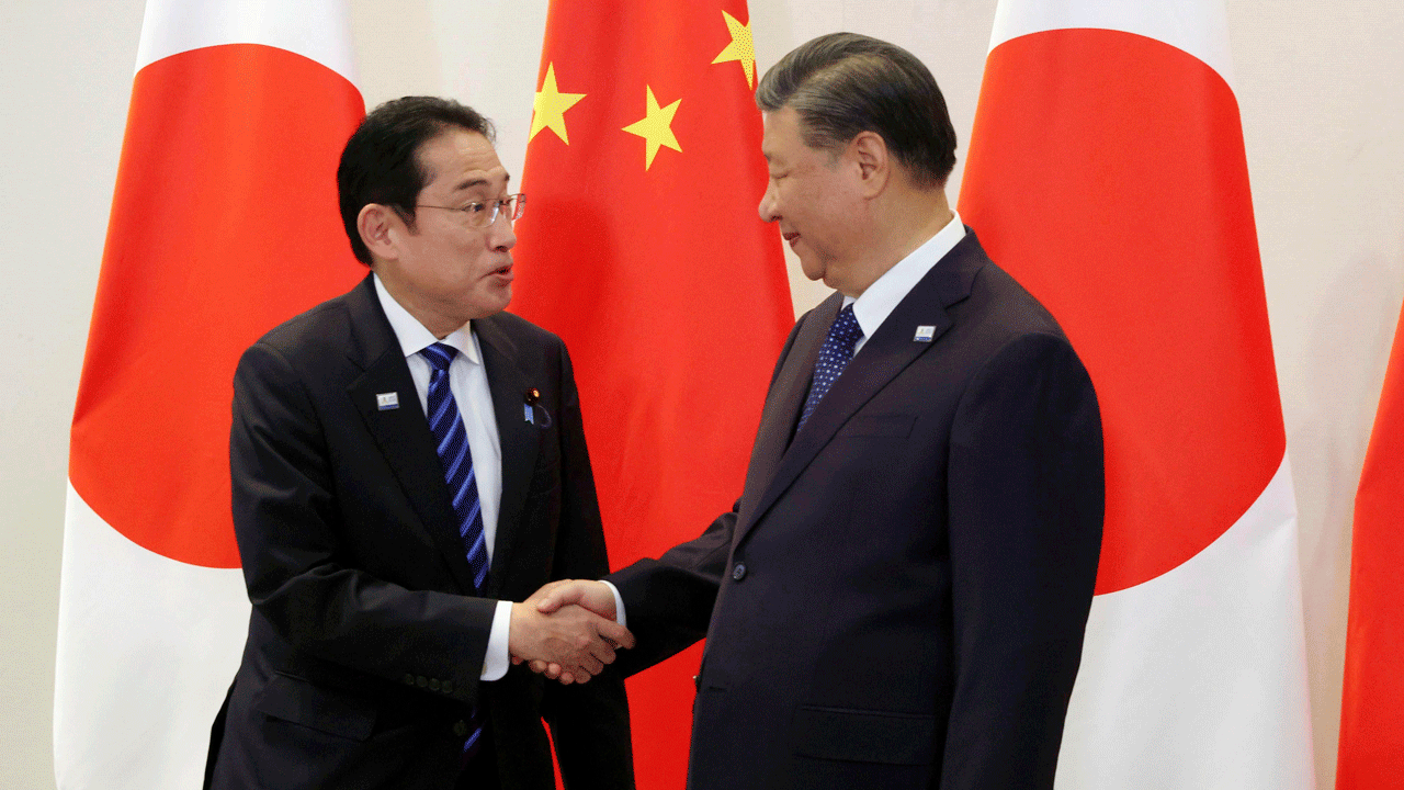 China and Japan have been feuding over a recent Chinese ban on Japanese seafood imports.
