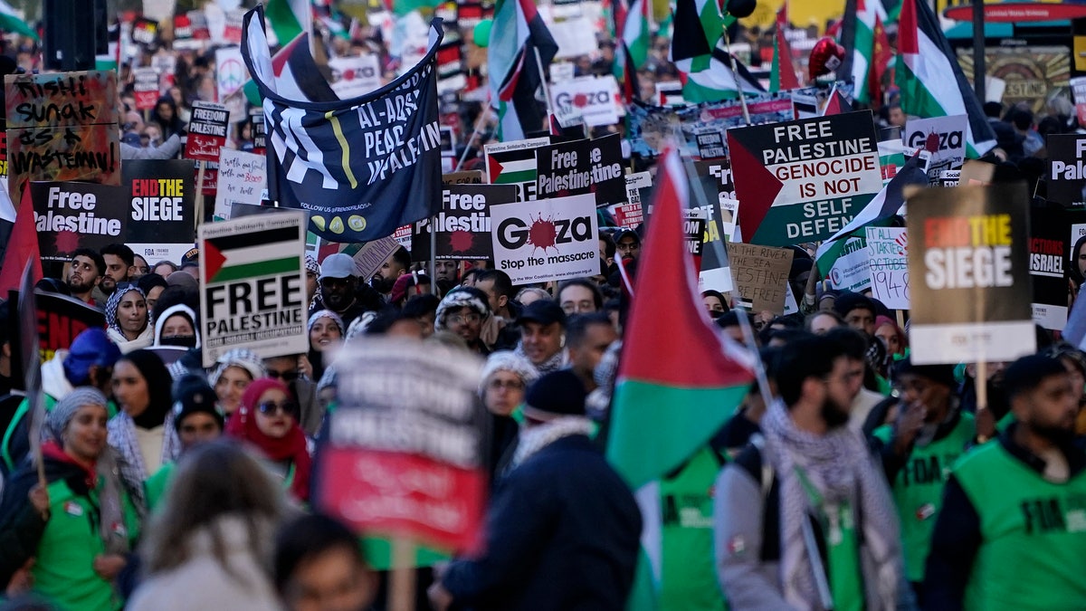 pro-Palestine demonstration London