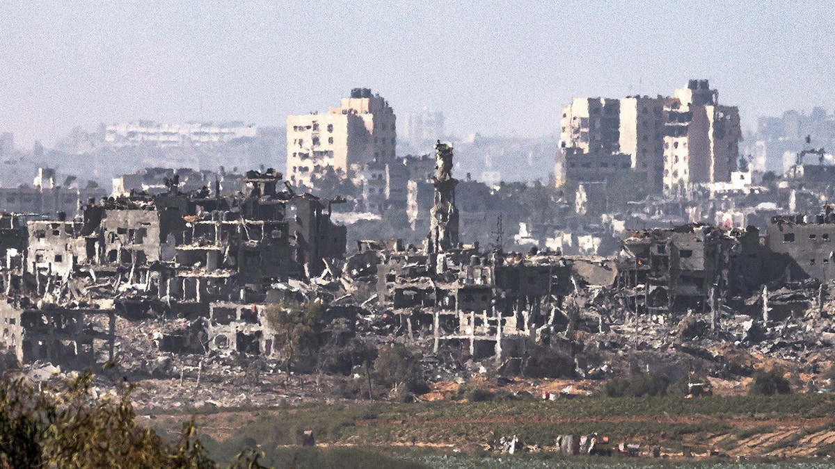 Gazan buildings destroyed