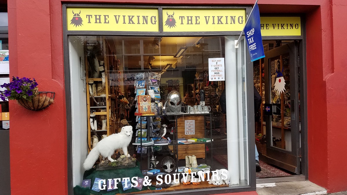 Gift shop called The Viking in Reykjavik