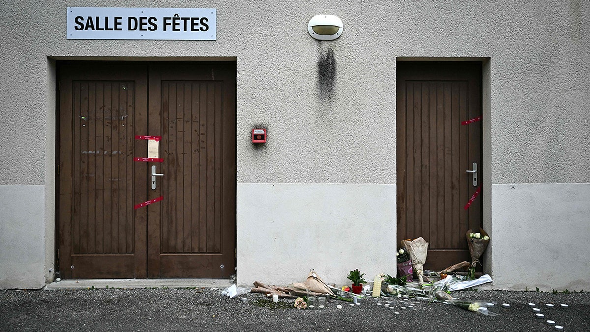 scene where French teen was stabbed to death