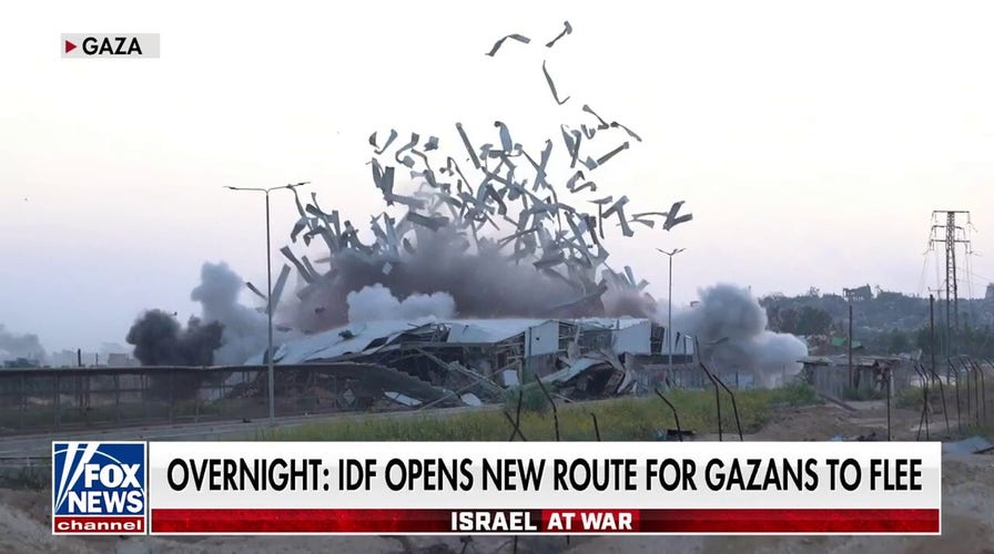 Israeli military facilitates evacuation corridor for Gazans to flee 
