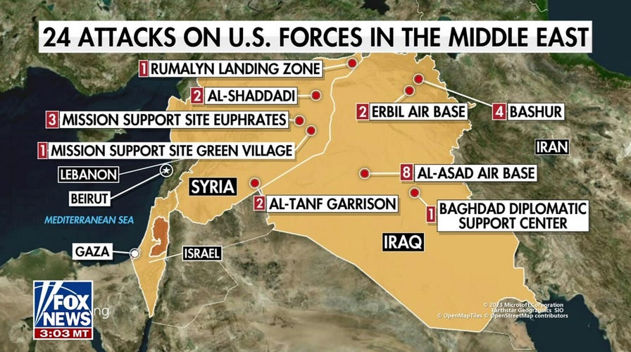 US airbase in Iraq attacked multiple times overnight with armed drones 