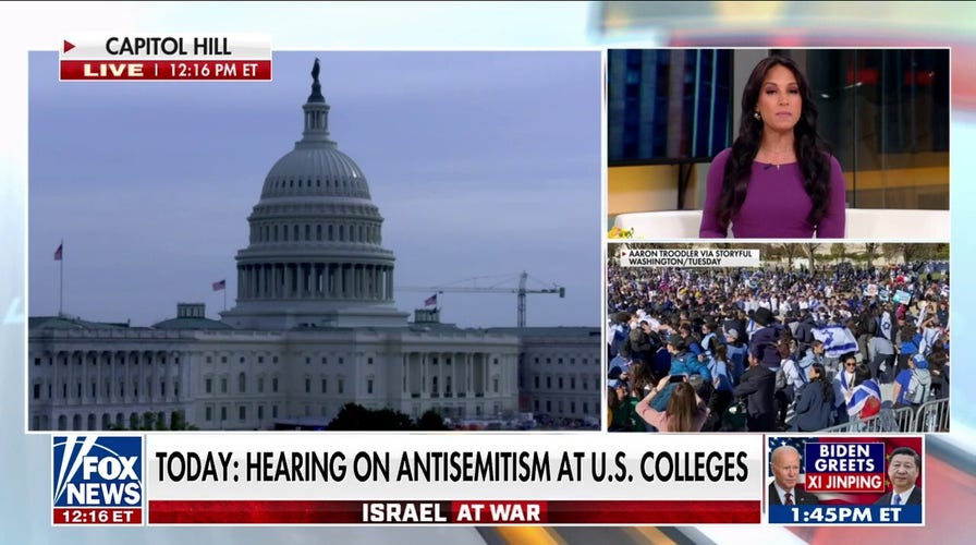 Congress holds hearing on antisemitism as pro-Israel rally garners nearly 300,000 attendees