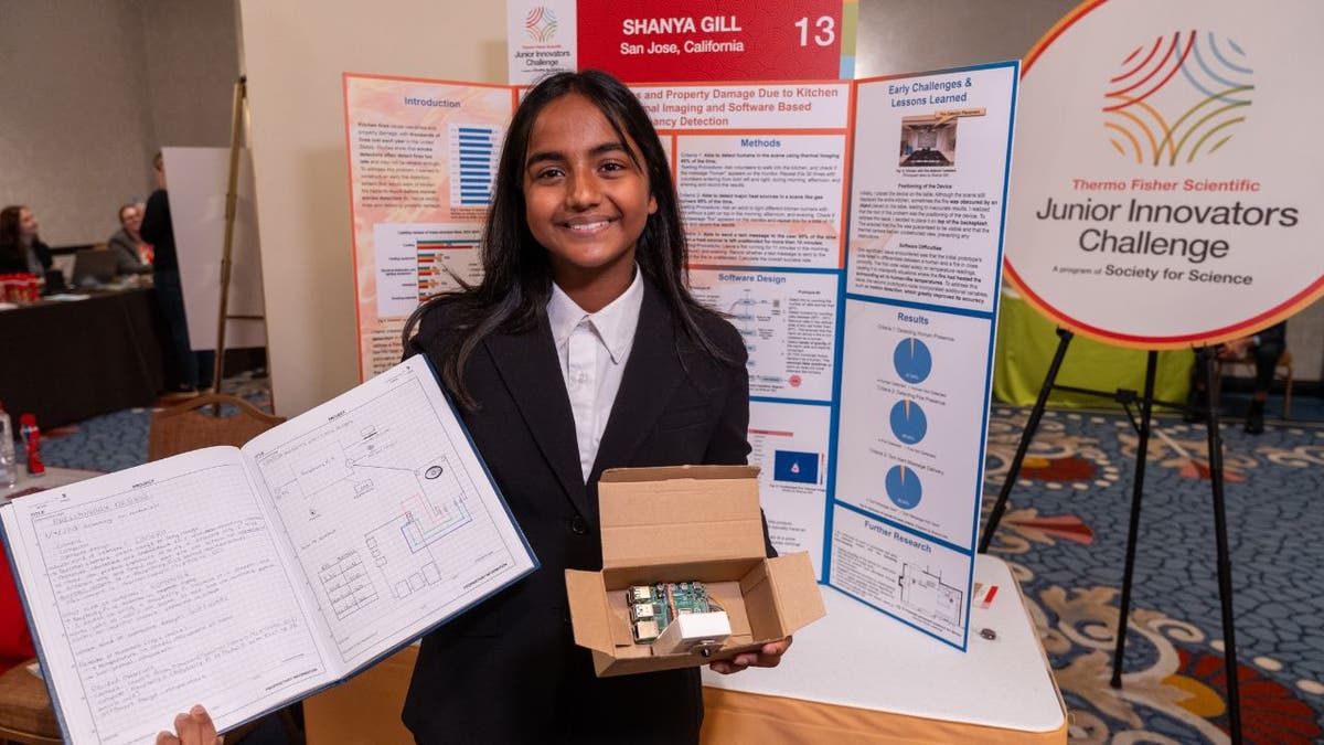 12-year-old Shanya Gill invents a life-saving fire detector