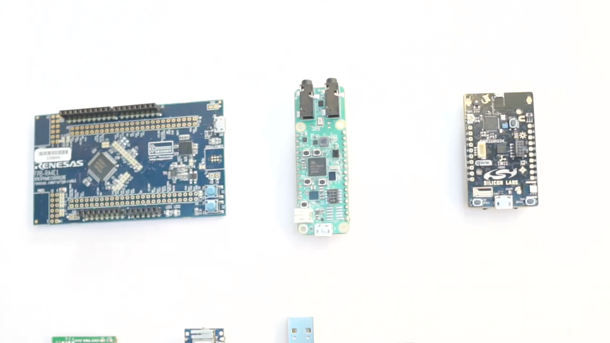 Eight chips featuring small AI devices 