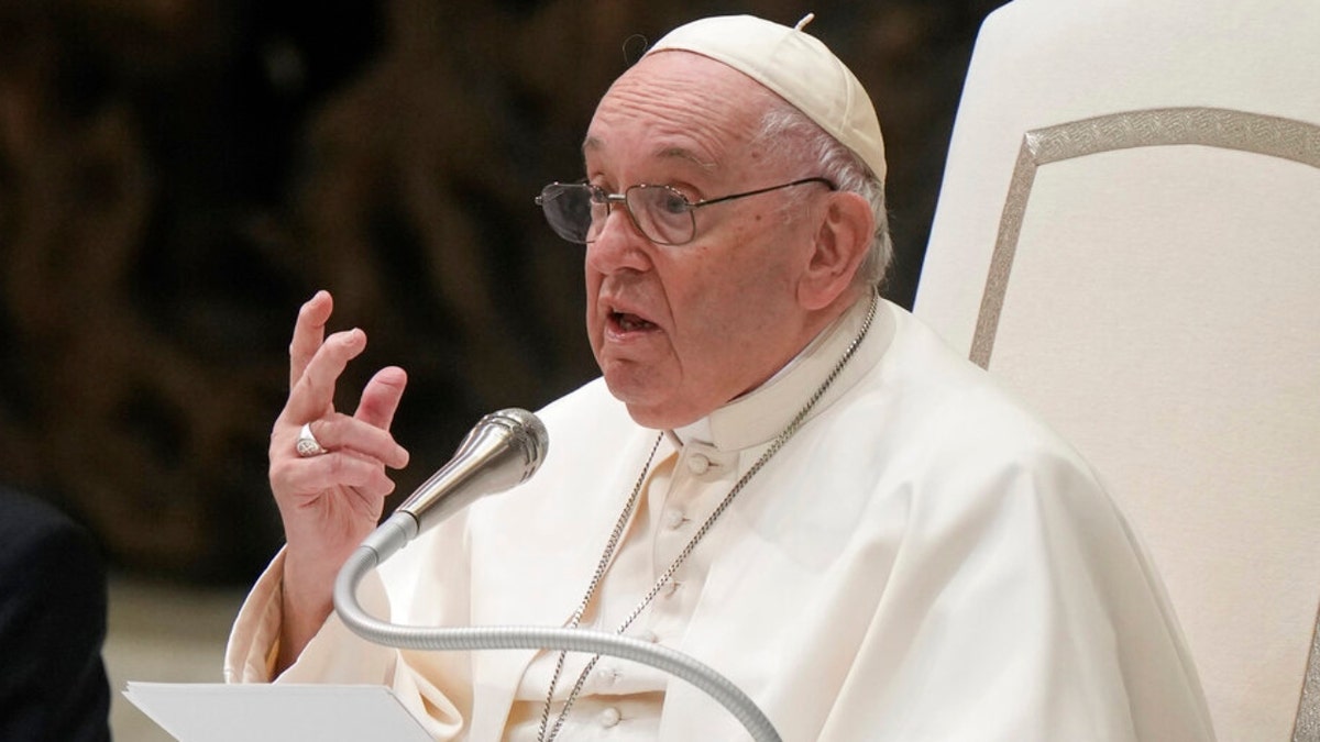 Pope Francis speaks