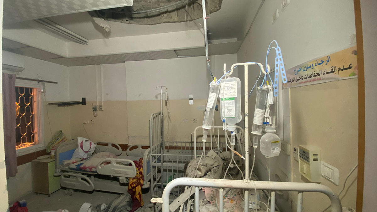 Destroyed infant intensive care unit