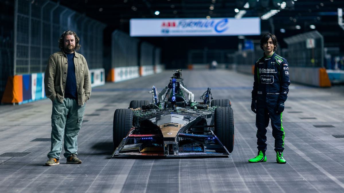 Formula E race car 3
