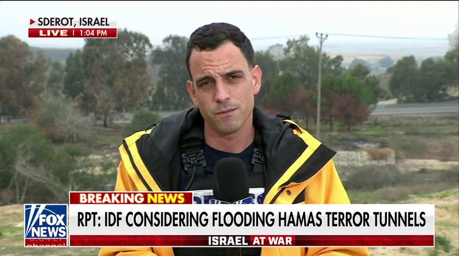 Israel reportedly considering flooding Hamas tunnels